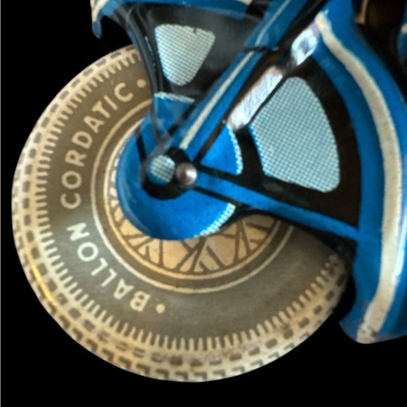 Vintage litho original motorcycle by Balloon- friction toy Works! See pics! - Picture 2 of 13